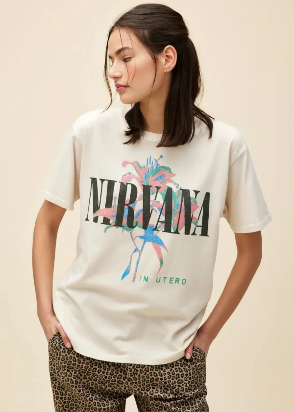 NIRVANA LILIES WEEKEND TEE